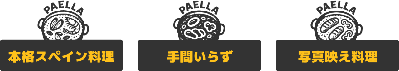 本格スペイン料理、手間要らず、写真映え料理